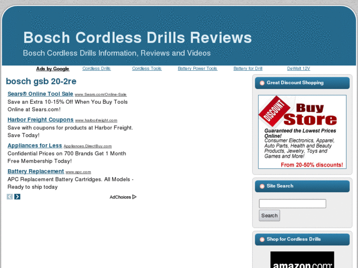 www.boschcordlessdrills.net