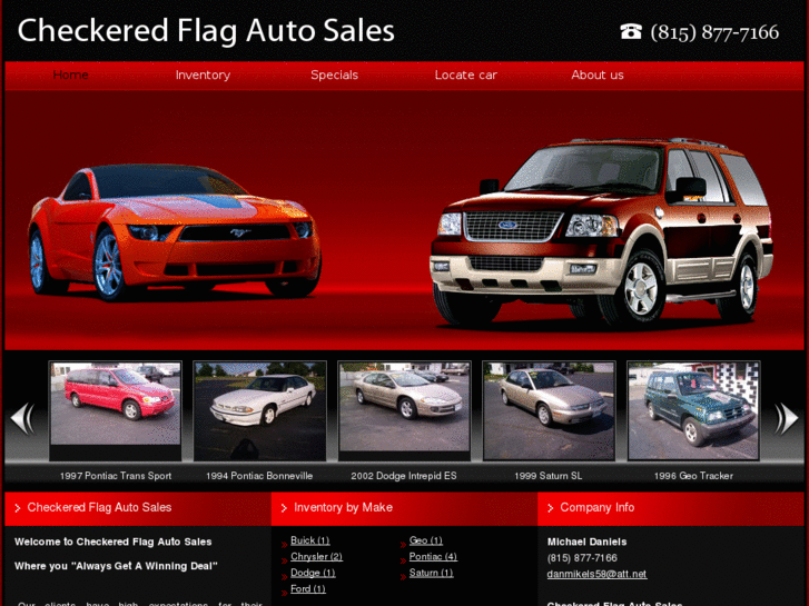 www.checkeredflagautosale.com