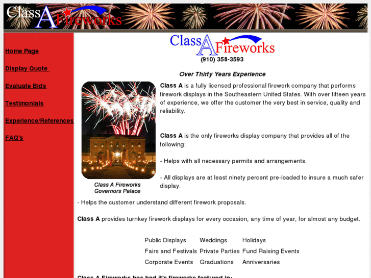 www.classafireworks.com