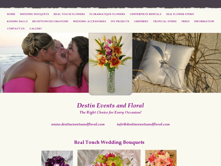 www.destineventsandfloral.com