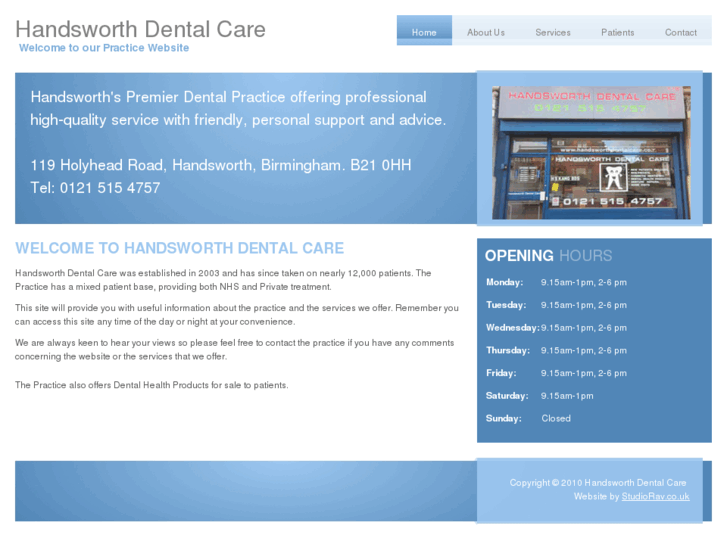 www.handsworthdentalcare.com