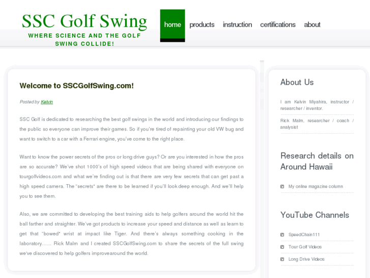 www.sscgolfswing.com