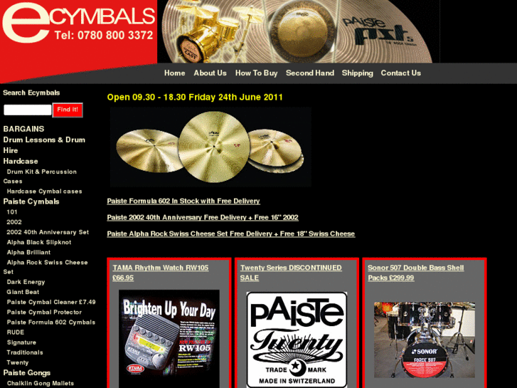 www.ecymbals.co.uk