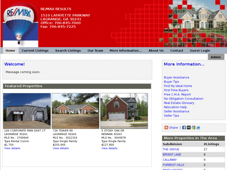 www.lagrangegarealestate.com