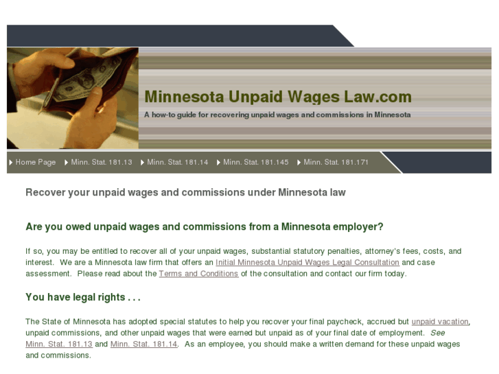 www.minnesotaunpaidwageslaw.com