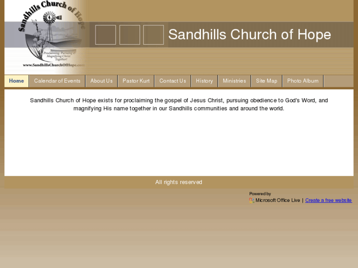 www.sandhillschurchofhope.com