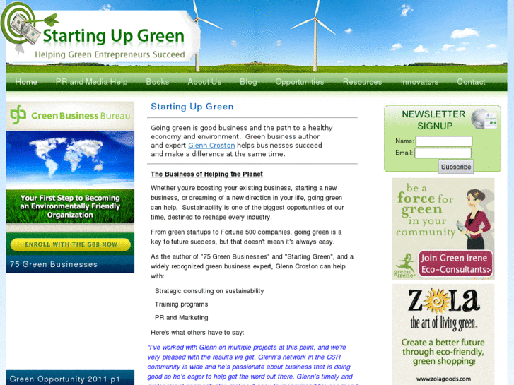 www.startingupgreen.com