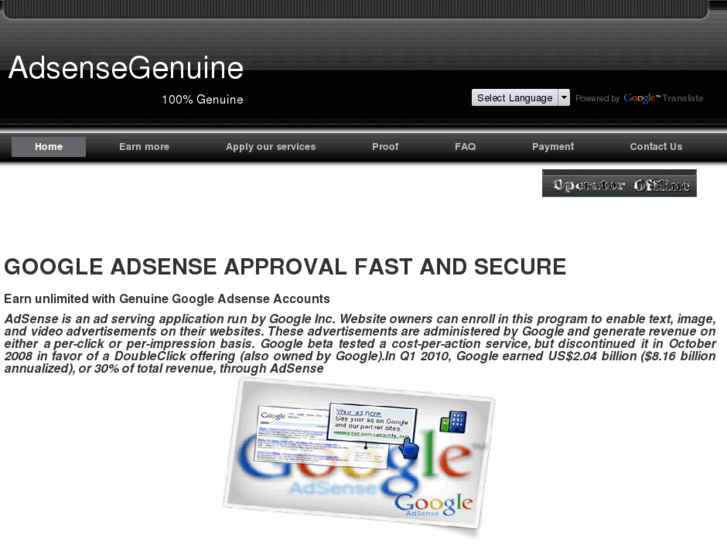 www.adsensegenuine.com