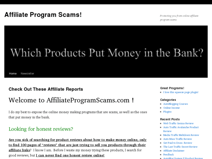 www.affiliateprogramscams.com