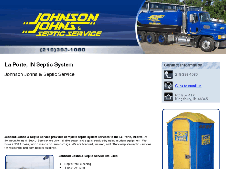 www.johnsonjohnsseptic.com