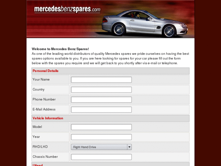 www.mercedesbenzspares.com