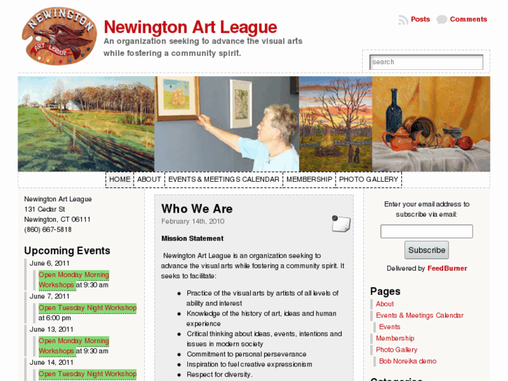 www.newingtonartleague.org