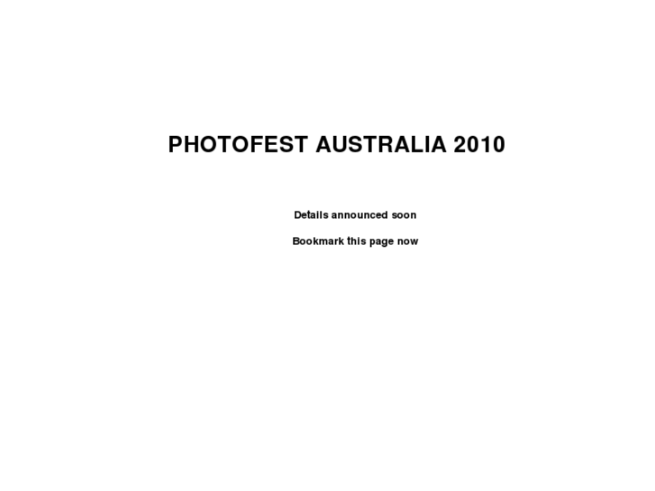 www.photofestaustralia.com