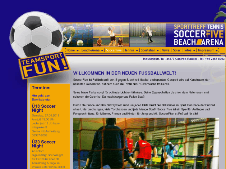 www.soccerfive-arena.de