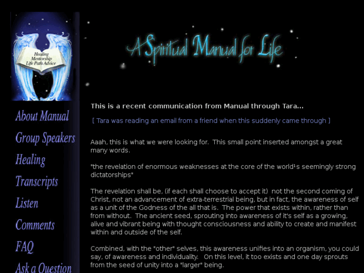 www.spiritualmanual.com