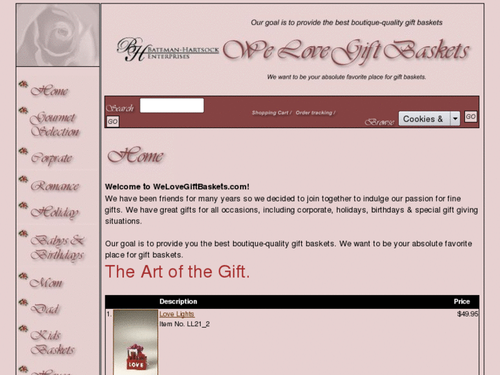www.welovegiftbaskets.com