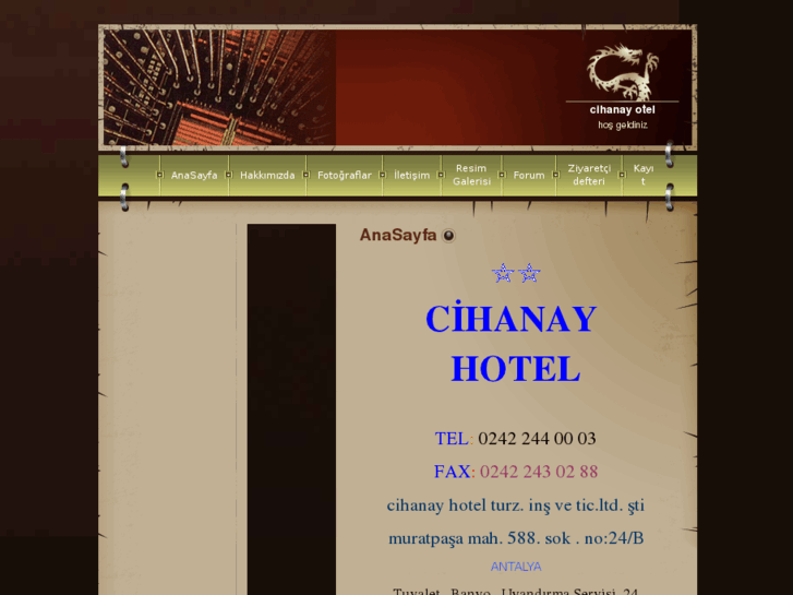 www.cihanayhotel.com