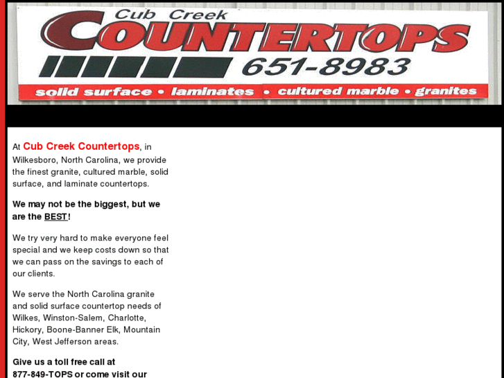 www.cubcreekcountertops.com