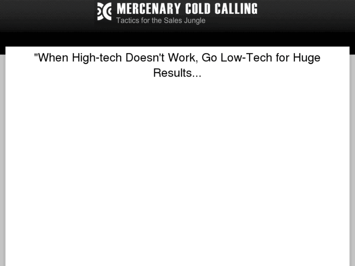 www.mercenarycoldcalling.com