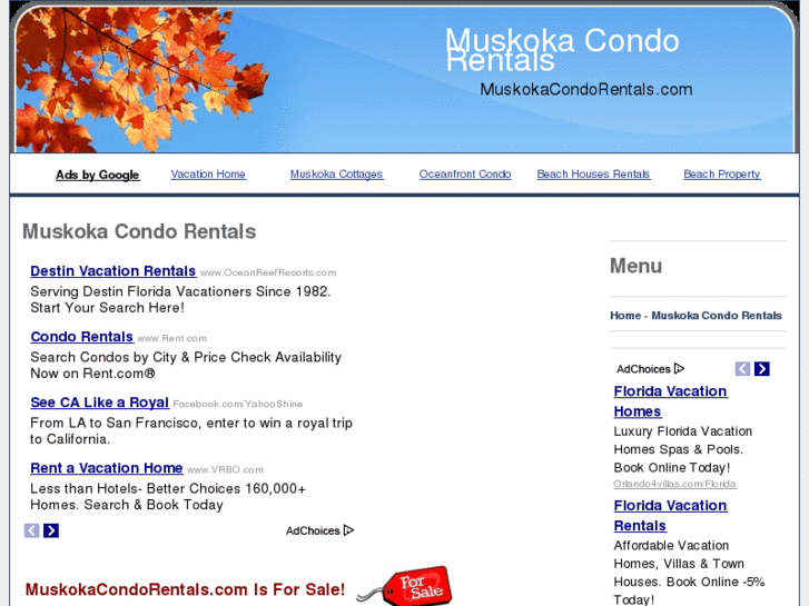 www.muskokacondorentals.com