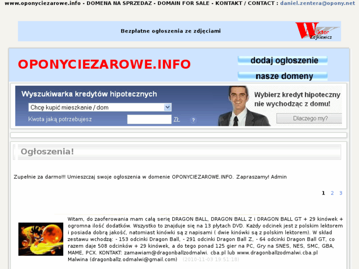 www.oponyciezarowe.info