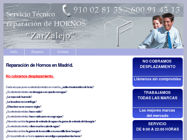 www.serviciotecnicoreparacionhornos.es