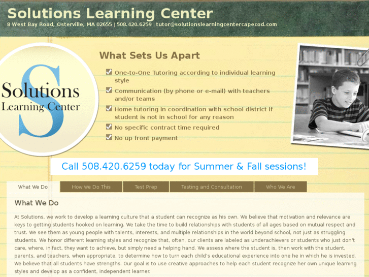 www.solutionslearningcentercapecod.com