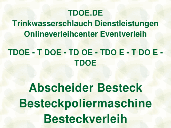 www.tdoe.de