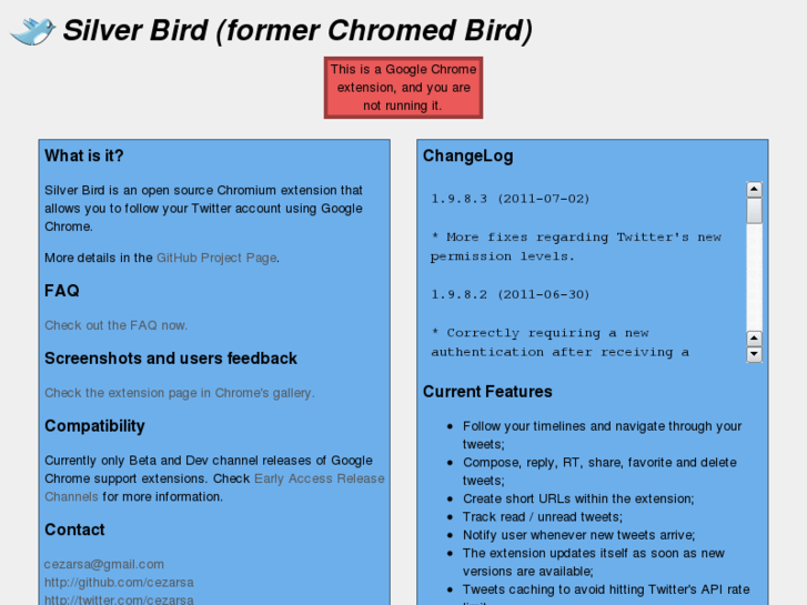 www.chromedbird.com