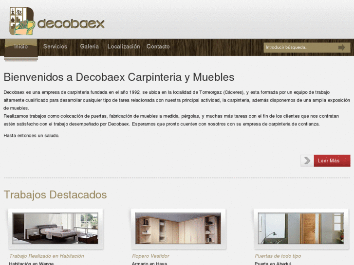 www.decobaexcarpinteriaymuebles.com