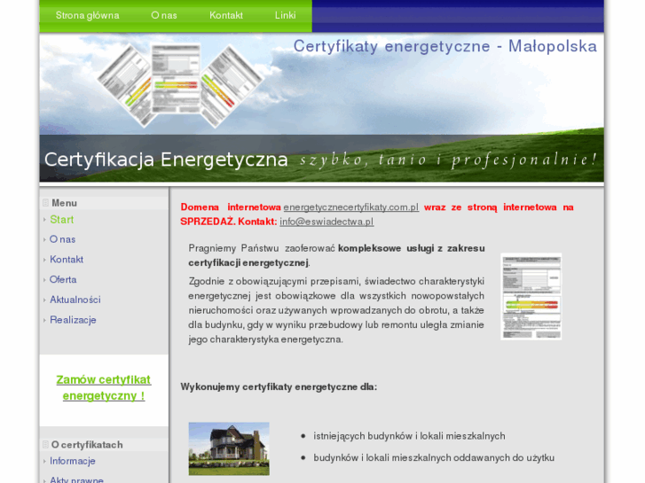 www.energetycznecertyfikaty.com.pl
