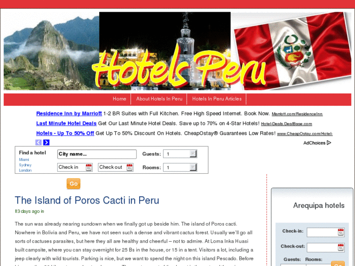 www.hotelcontinentalperu.com