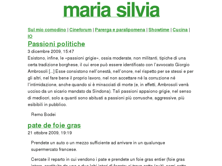 www.mariasilvia.com