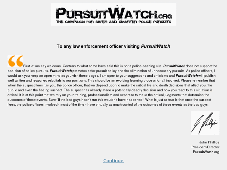 www.pursuitwatch.org