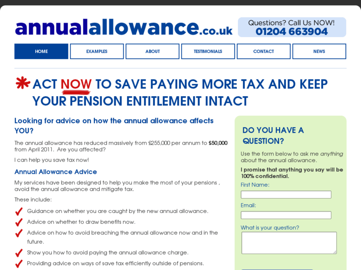 www.annualallowance.co.uk