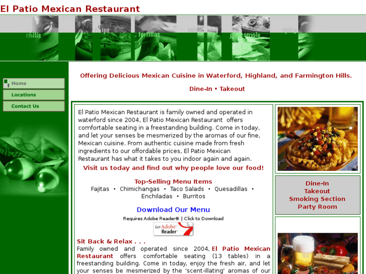 www.elpatiomexicanrestaurant.com