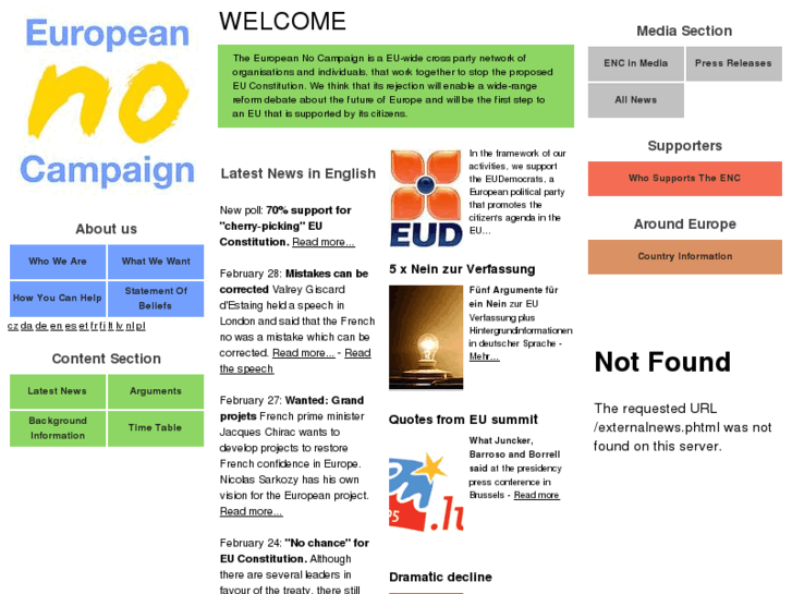 www.europeannocampaign.com