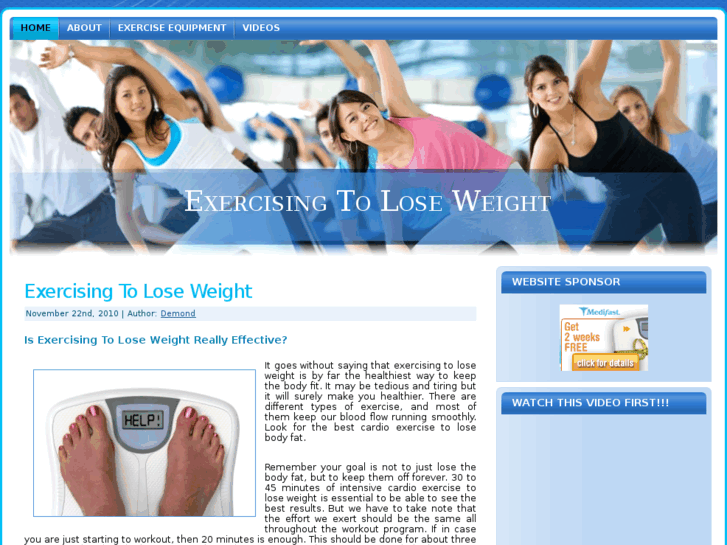 www.exercisingtoloseweight.com