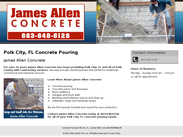 www.jamesallenconcrete.com