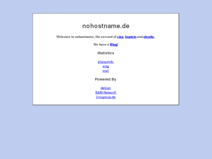 www.nohostname.de