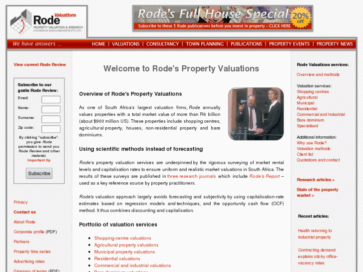 www.rodevaluations.co.za