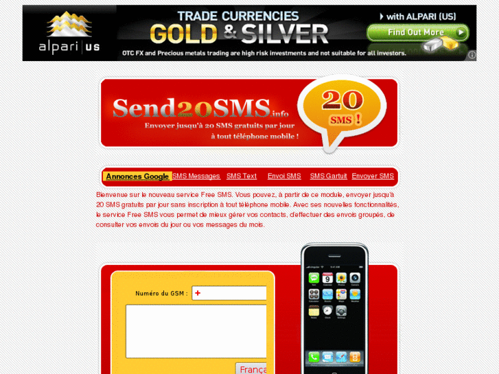 www.send20sms.info