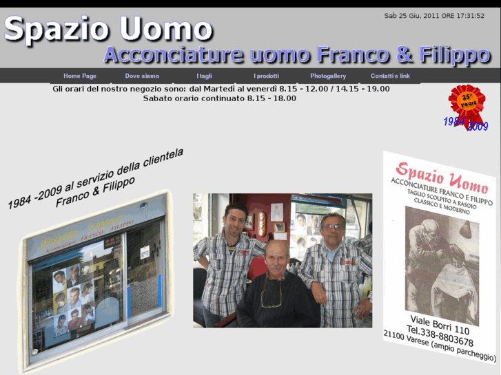 www.spaziouomoacconciature.com