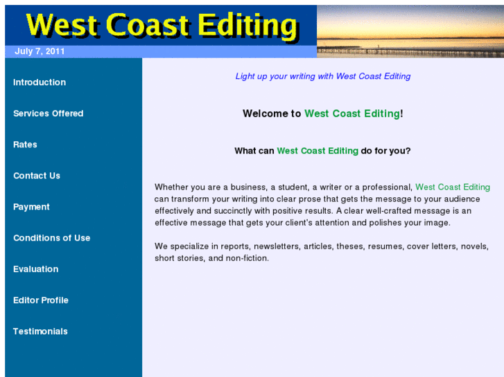 www.westcoastediting.com