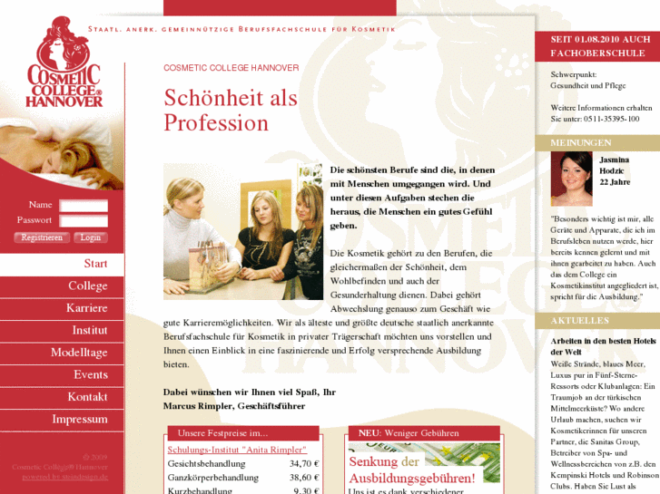 www.cosmetic-college-hannover.com