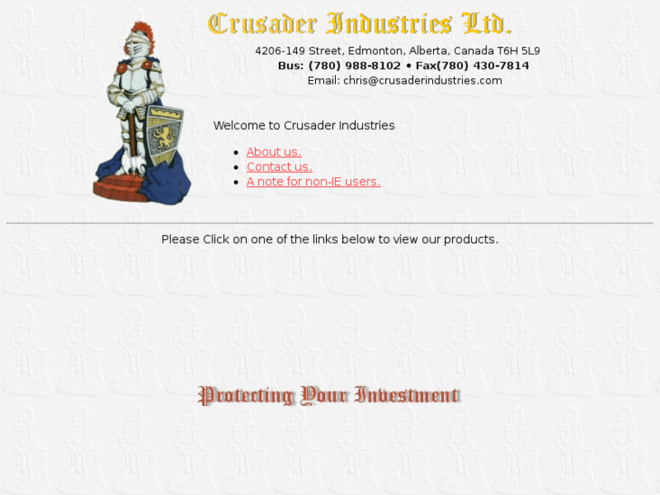 www.crusaderindustries.com