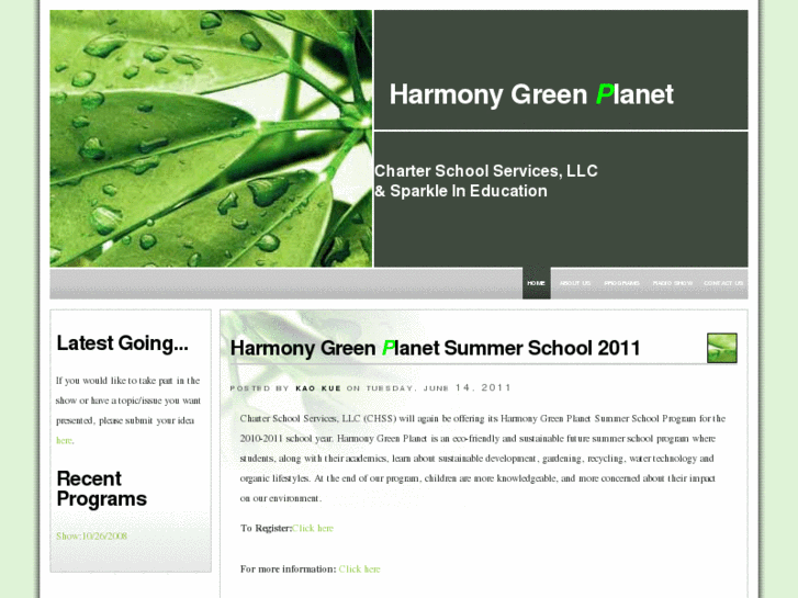 www.harmonygreenplanetkids.com