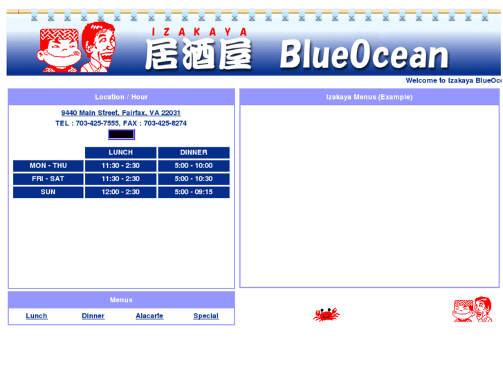 www.izakayablueocean.com