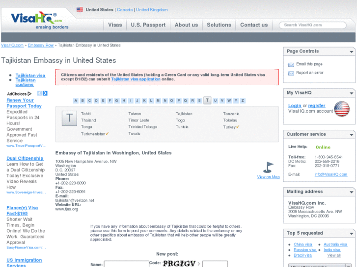 www.tajikistanconsulate.com