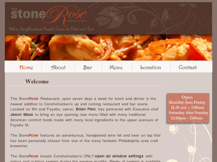 www.thestoneroserestaurant.com